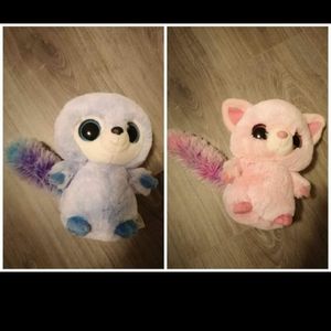 Animal stuffies and plush toys